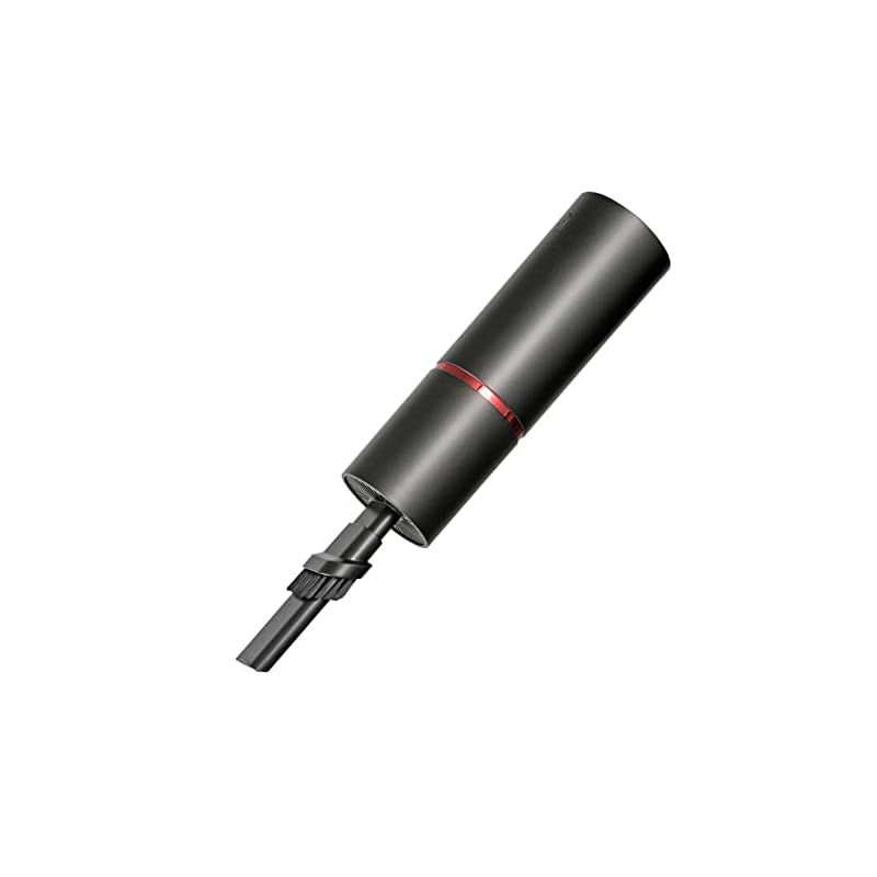 オーム(OHM) 充電式ハンディクリーナー ブロワー機能付き 掃除機 ブラック 円柱型 コンパクト(幅66×高さ215×奥行65mm) オーム電機 SOJ-H002S 08-0721 0