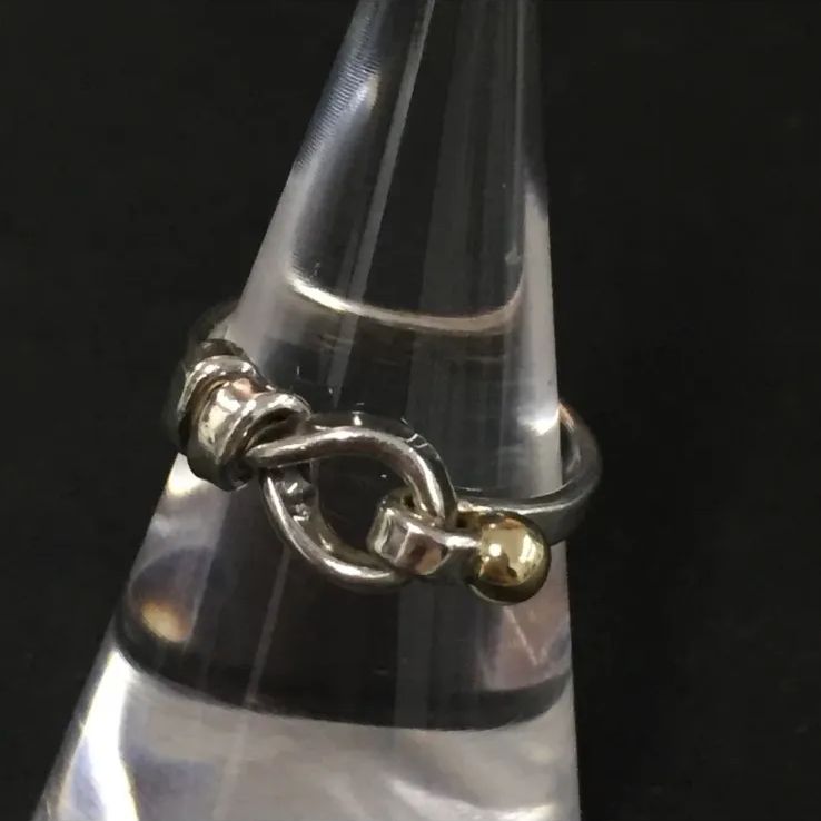 ティファニー Tiffany & Co. ラブノット フック＆アイ リング7