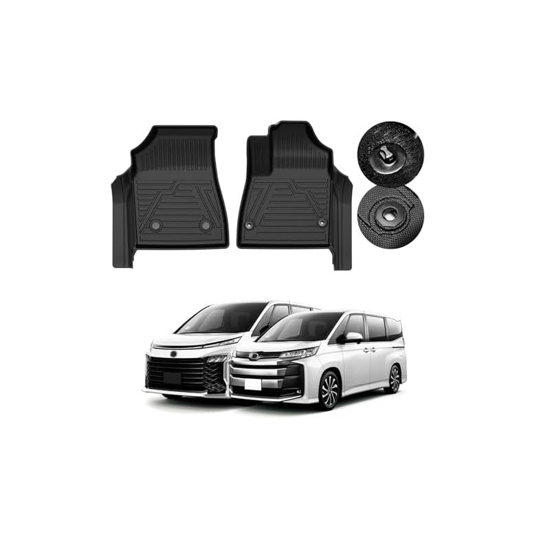 GIMUYA トヨタ 新型 ノア 90系 ヴォクシー フロアマット 3D 防水 立体構造 VOXY NOAH 90系 ZWR9#W MZRA9# カーマット ガソリン ハイブリッド車 2022年1月～現行 インパネ一体型センターコンソールボックス仕様車 専 0