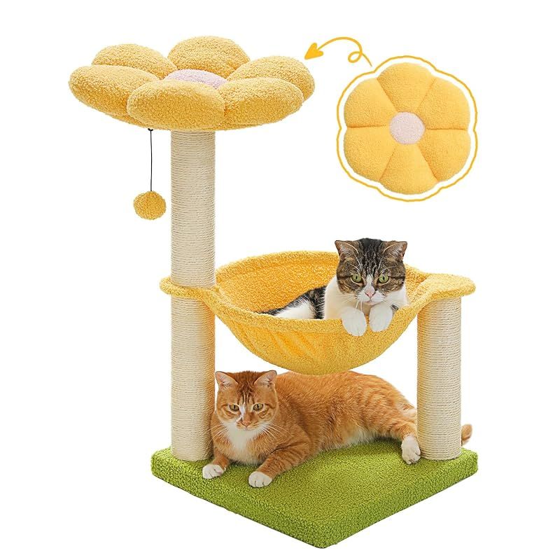 PAWZ Road キャットタワー 低い 低め ミニ スリム 大型猫用 猫タワー
