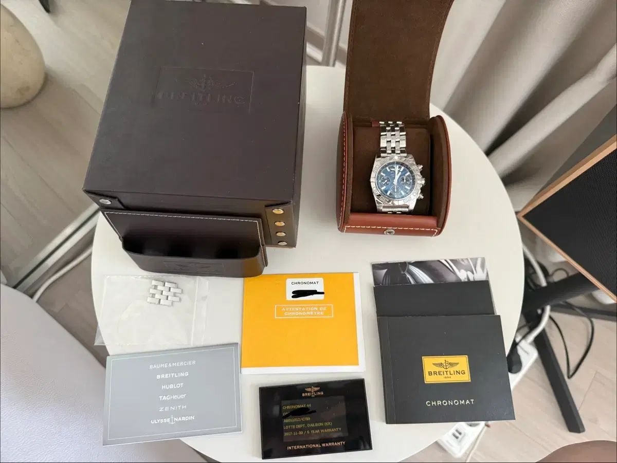 BREITLING ブライトリング クロノマット44 ブルーアイ s級 出品