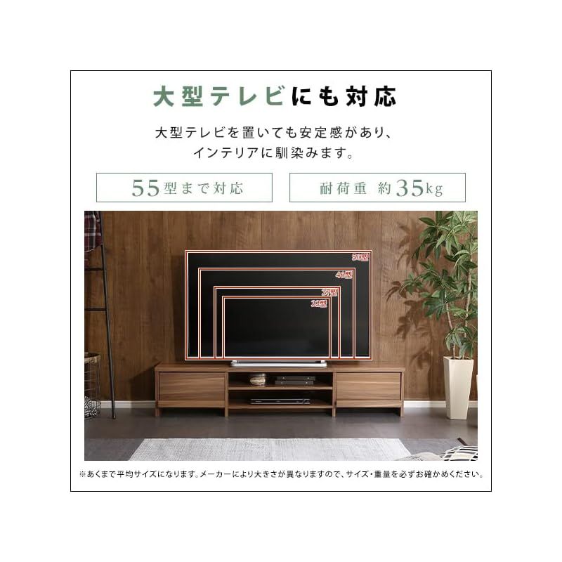 テレビ台 幅150cm TVボード テレビボード TV台 ローボード 背面収納 一人暮らし おしゃれ 北欧 ヴィンテージ 大人かわいい ウォールナット 0