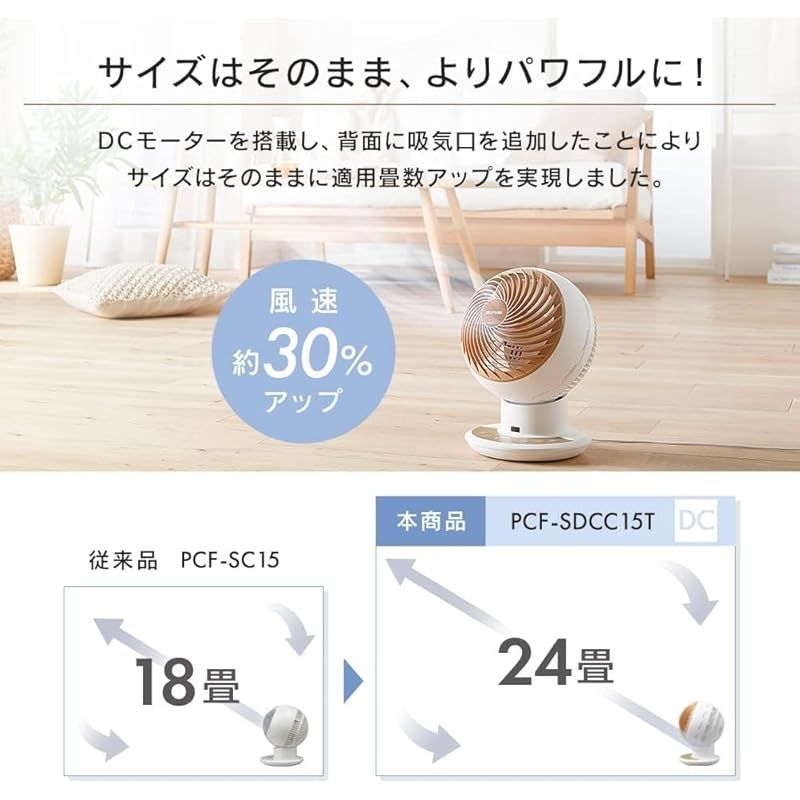 アイリスオーヤマ サーキュレーター WOOZOO 扇風機 静音 上下左右首振り 24畳 DCモーター DCJET デザインモデル パワフル送風 コンパクト リモコン付き PCF-SDCC15T-W マットホワイト 0 アイリスオーヤマ サーキュレーター WOOZOO 扇風機 静音 上下左右首振り 24畳 DCモーター DCJET デザインモデル パワフル送風 コンパクト リモコン付き PCF-SDCC15T-W マットホワイト 0