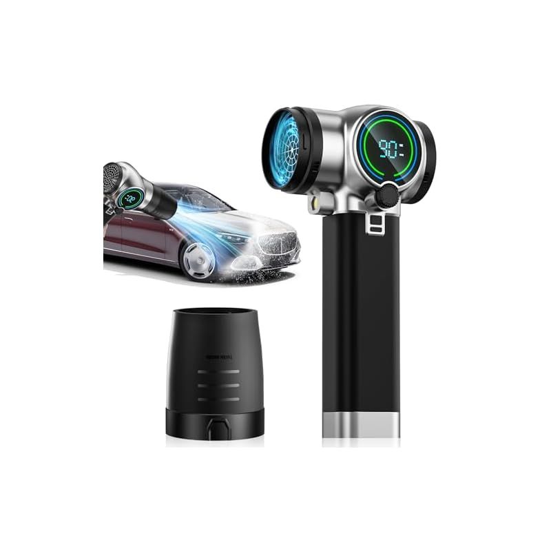 ブロワー 強力 洗車 Semtyait新登場【プロ監修・2600g超強推力・245m/s究極の爆風】ぶろわー エアダスター【ドイツ レッド?ドット賞受賞ブランド】 軽量小型ブロワー 無段階風量調整 24000mAh BMS高性能電池 充電式 電動エアダスタ 0