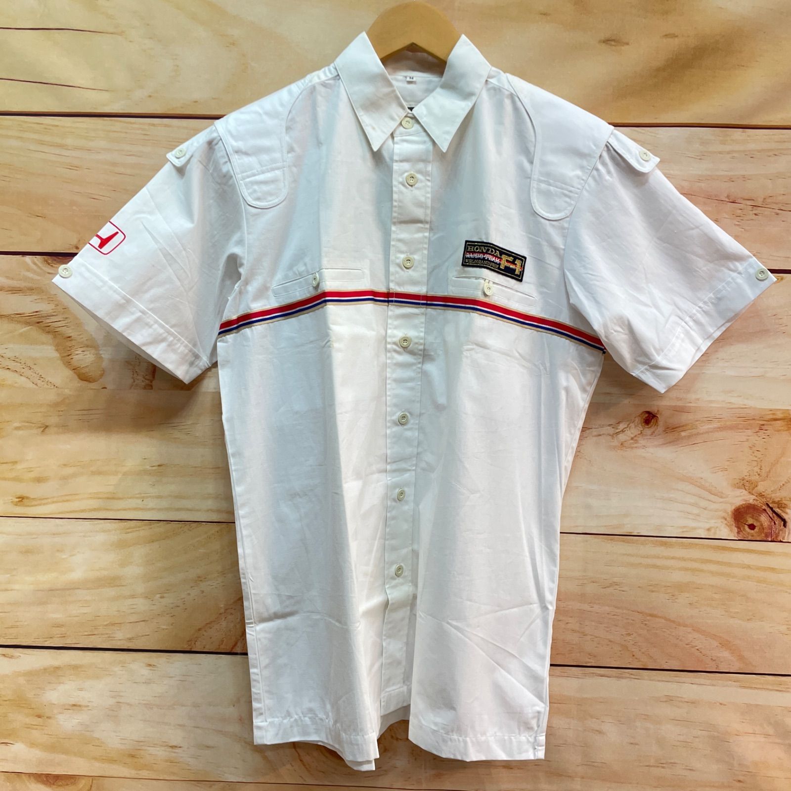 80s 90s HONDA ホンダ F1 レーシングチーム 1987年 ワークシャツ ピットシャツ