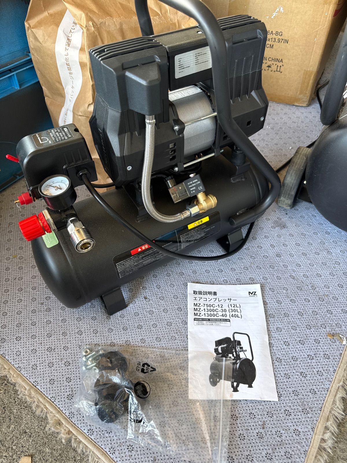 電動工具・エア工具 003元箱なし エアコンプレッサー 防塵設計 長持ち 