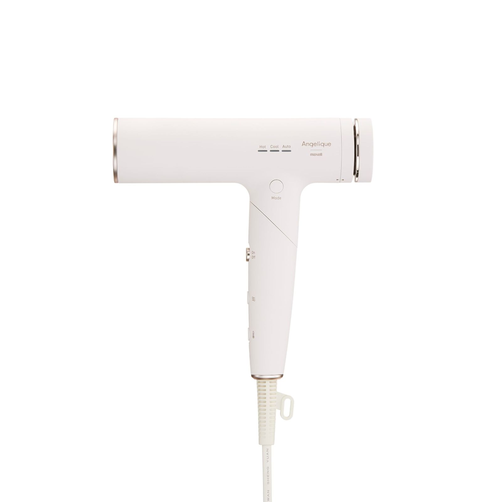 新品 マクセル(maxell) プラズマイオンヘアドライヤー 海外対応 速乾 温冷モード 大風量 ホワイト MXDR-800A-WH