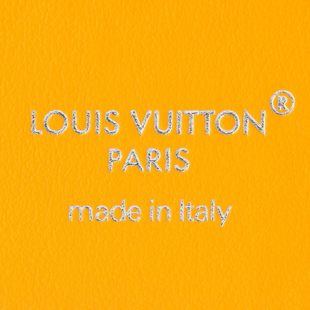 新品 ルイヴィトン Louis Vuitton カードケース ポルト カルト・マグネット ブラウン/サフランイエロー