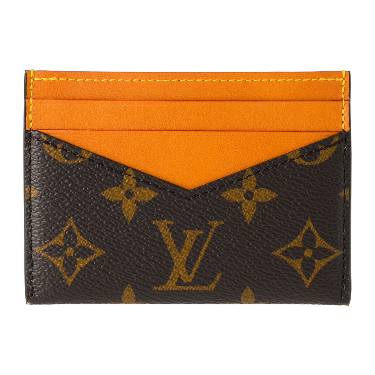 新品 ルイヴィトン Louis Vuitton カードケース カードケース ポルト カルト・トリプル ブラウン