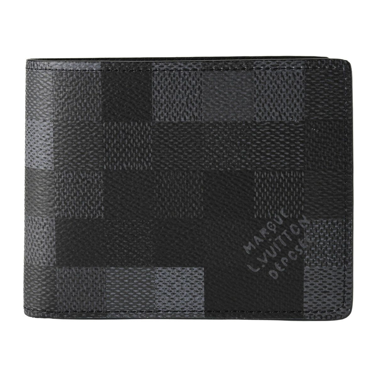 新品 ルイヴィトン Louis Vuitton 2つ折り財布 ポルトフォイユ・スレンダー ノワール 48,540円