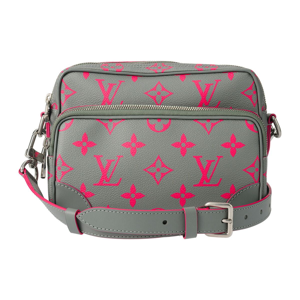 新品 ルイヴィトン Louis Vuitton ショルダーバッグ ナイル グレー/ピンク