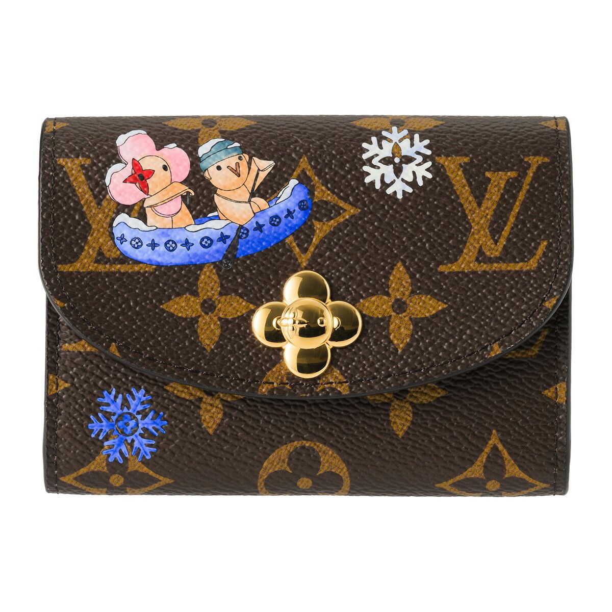新品 ルイヴィトン Louis Vuitton コインケース ホリデー ポルトモネ・ロザリ ブラウン