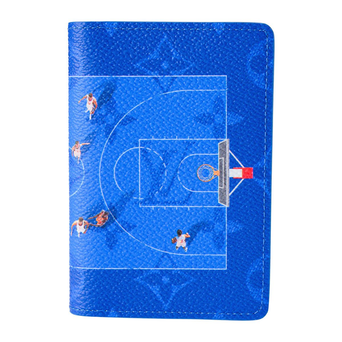 新品 ルイヴィトン Louis Vuitton カードケース バスケットボール オーガナイザー・ドゥポッシュ ブルー