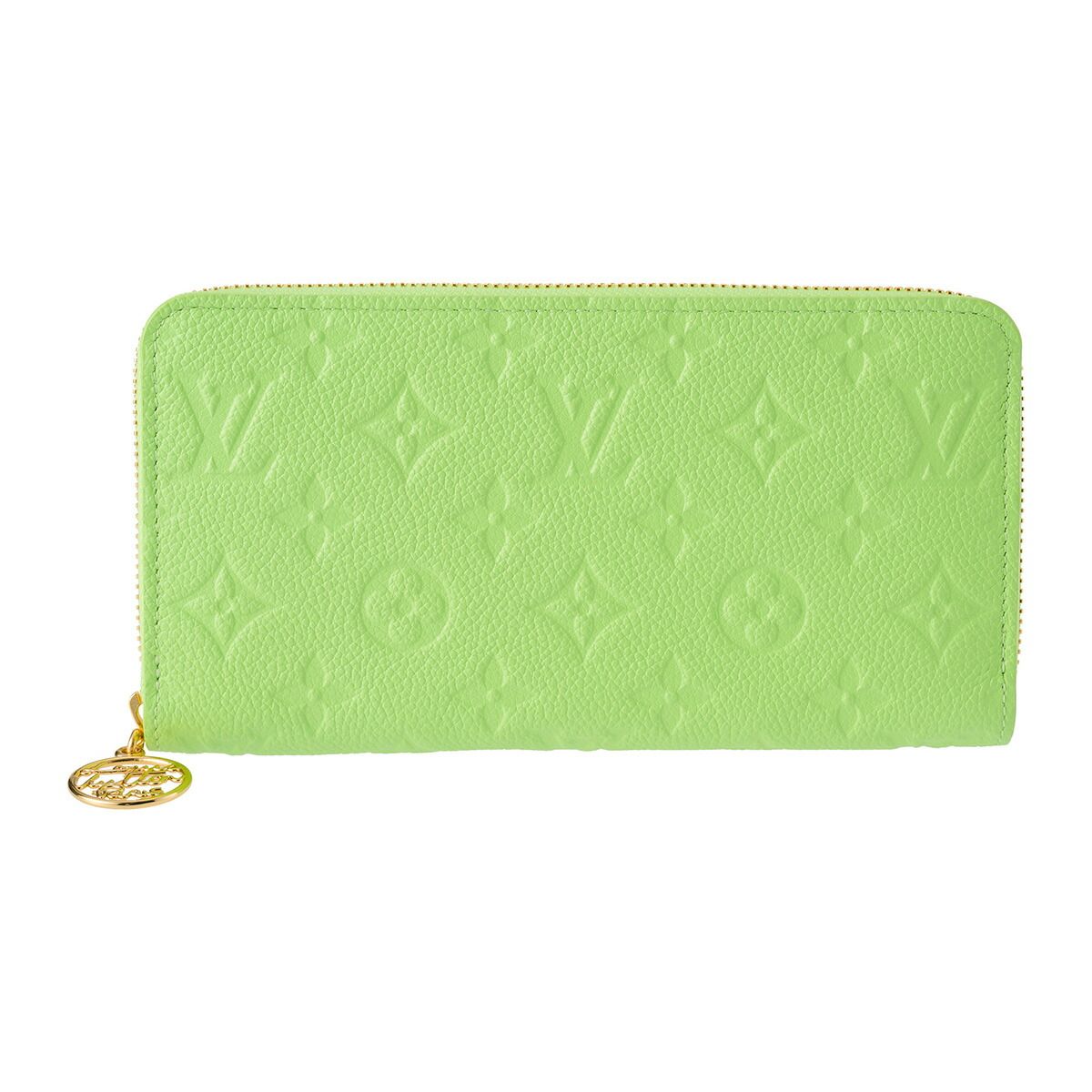 新品 ルイヴィトン Louis Vuitton 長財布 レインボー ジッピー・ウォレット アップルグリーン
