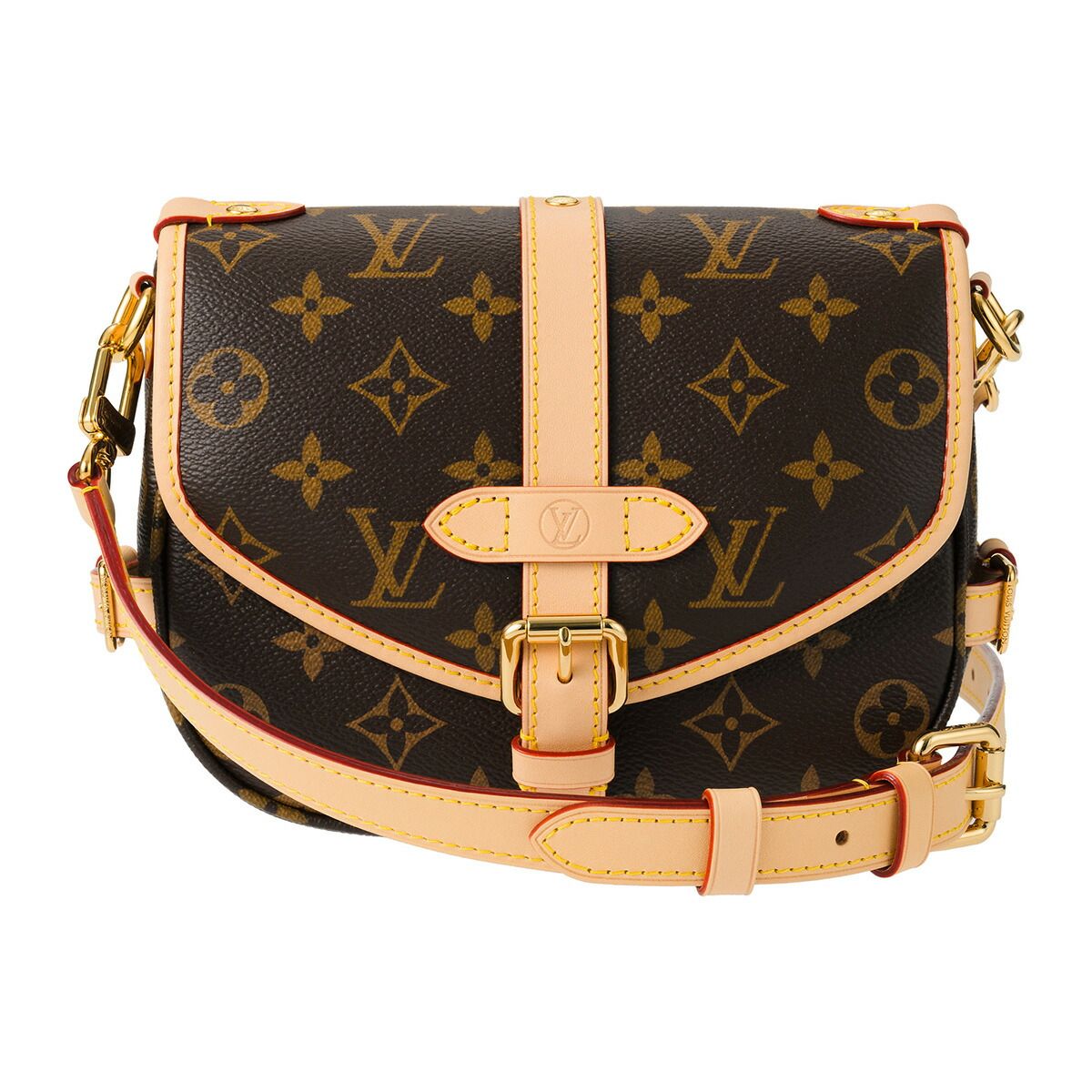 新品 ルイヴィトン Louis Vuitton ショルダーバッグ ソミュール BB ブラウン