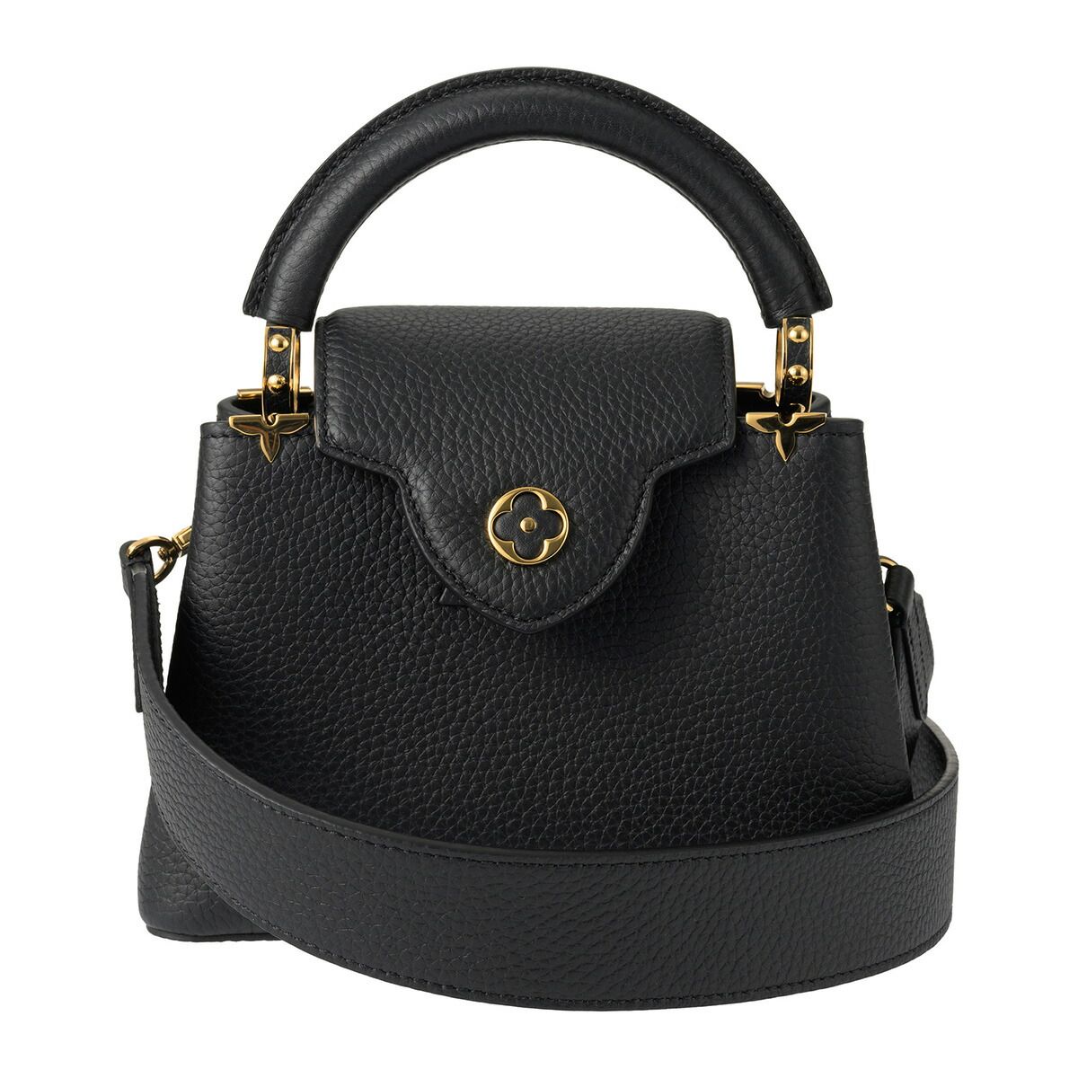 新品 ルイヴィトン Louis Vuitton ハンドバッグ カプシーヌ MINI ブラック