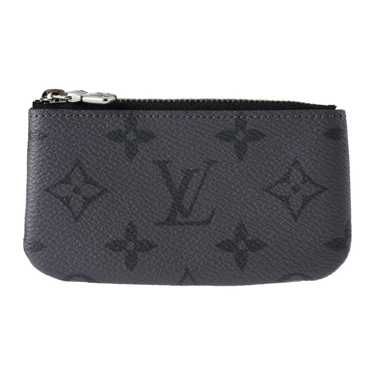 新品 ルイヴィトン Louis Vuitton キーケース ポシェット・クレ ブラック/グレー