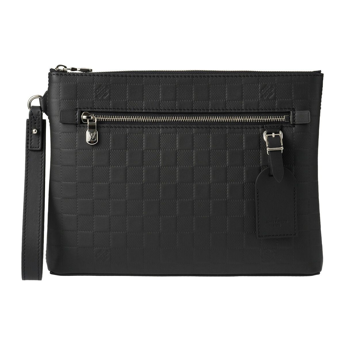 新品 ルイヴィトン Louis Vuitton クラッチバッグ テイクオフ・ポーチ ブラック