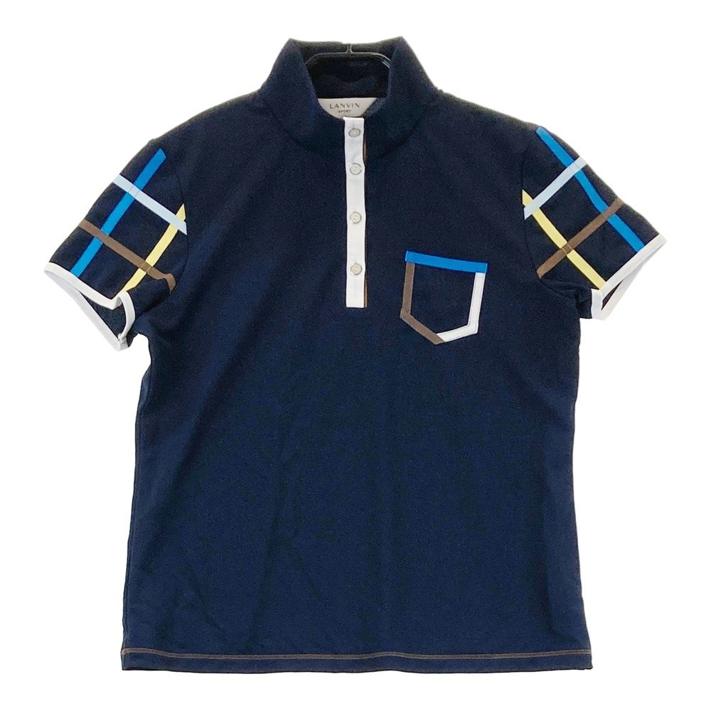 サイズ：40 LANVIN SPORT ランバン スポール 半袖ポロシャツ ネイビー