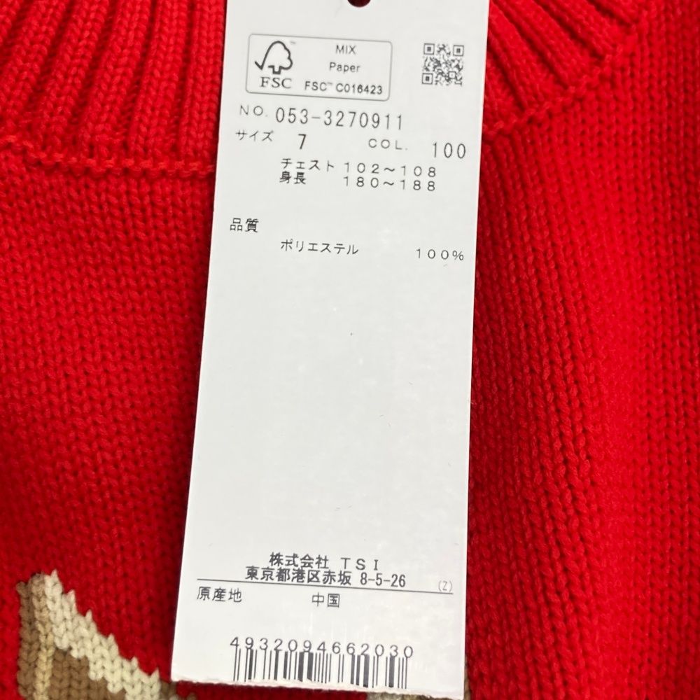サイズ：7 PEARLY GATES パーリーゲイツ ニットセーター うさぎ