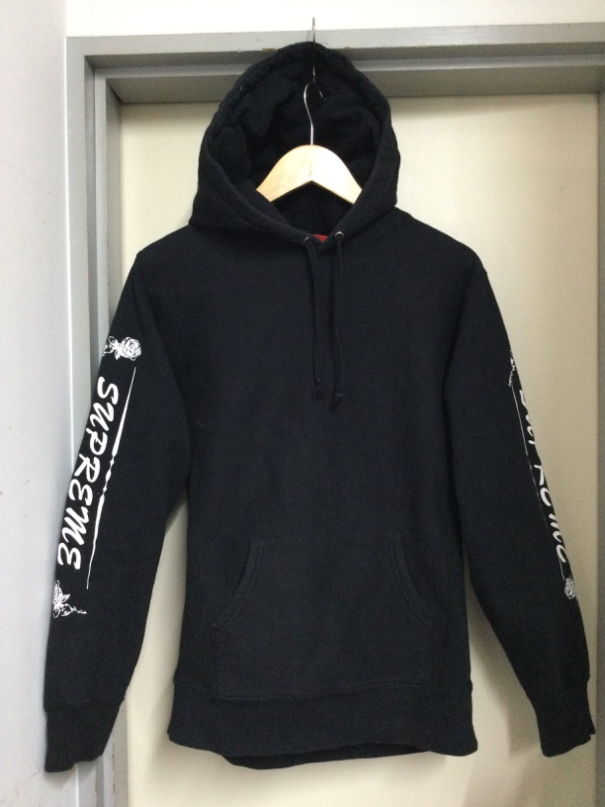Supreme シュプリーム 16AW ROSE Hoodead Sweat Shirt ロゴ パーカー サイズM