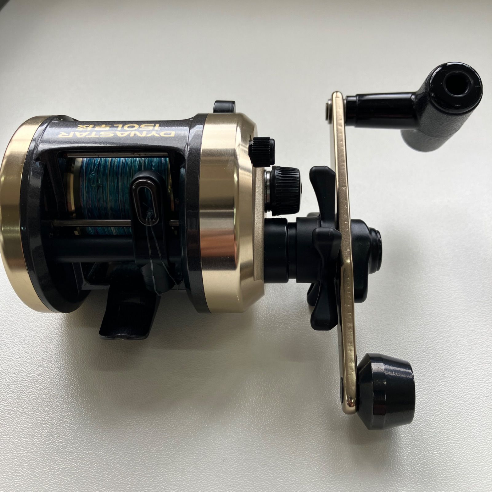 Daiwa ダイワ ダイナスター 150L早技 左ハンドル 両軸リール 元箱 袋