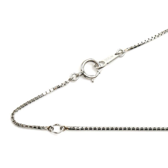 Pt850プラチナ ネックレス ベネチアン 3.8g 40cm レディース 中古