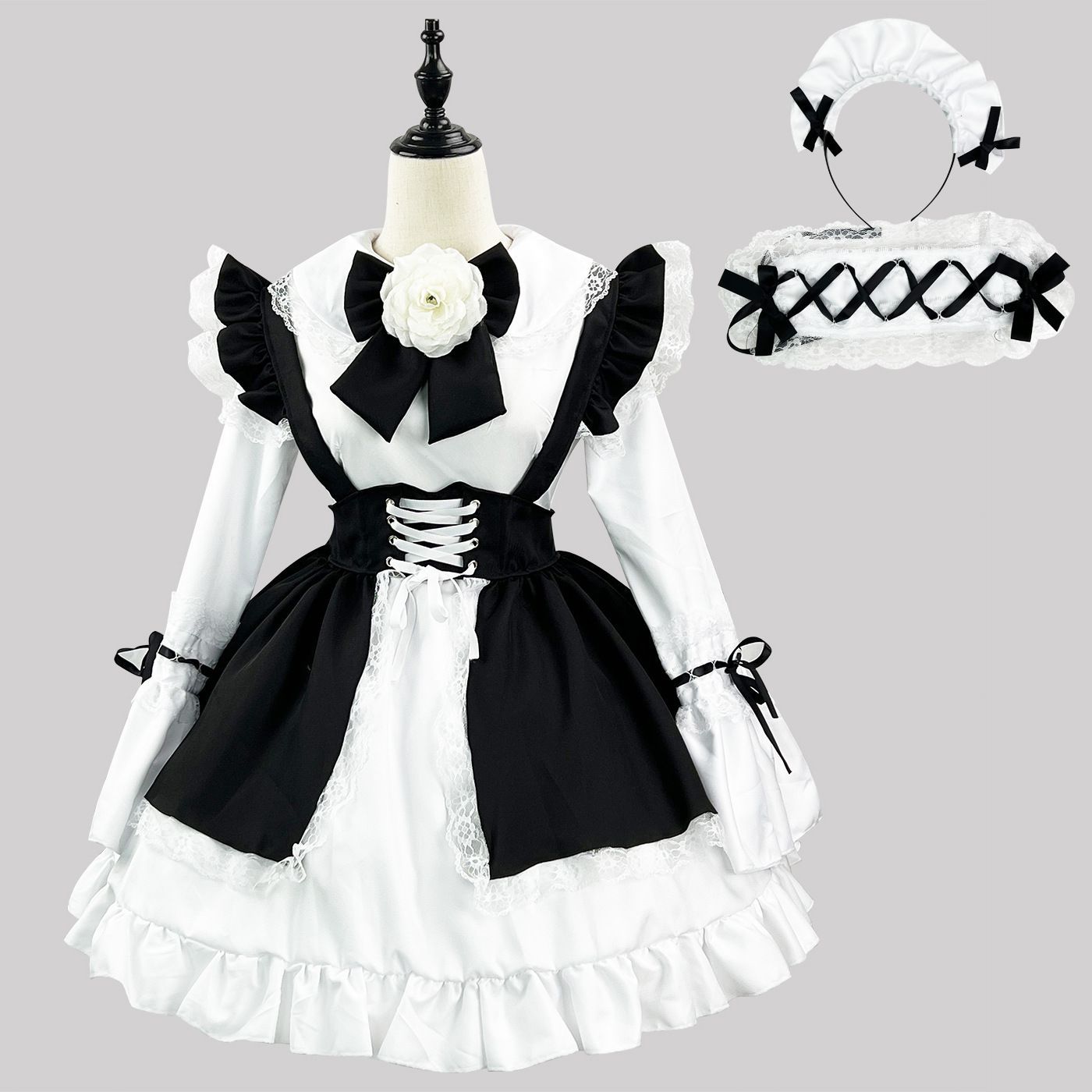 ロリータ メイド コスプレ衣装 セット