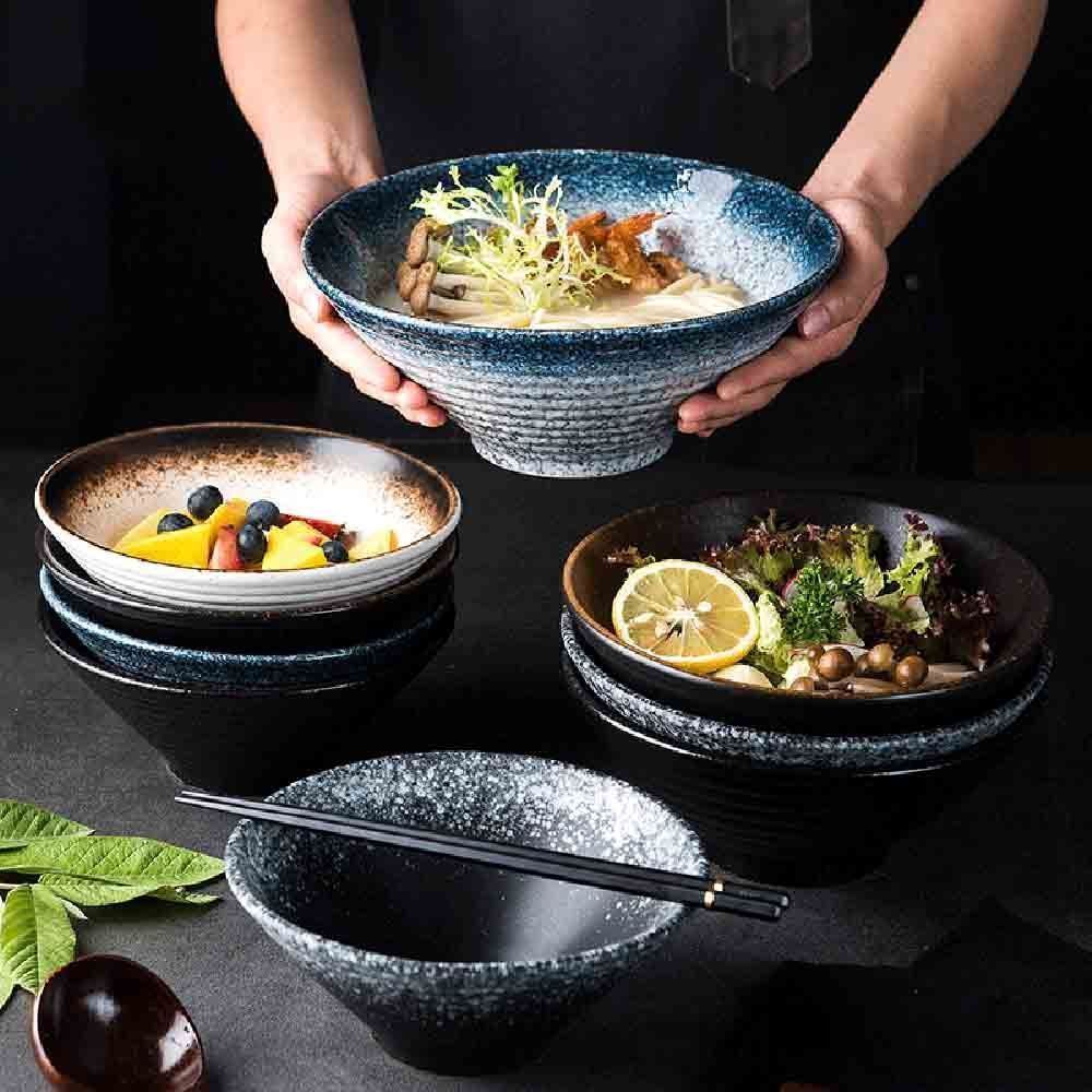 陶器 和食器 ラーメン用 丼 700ml 5セット