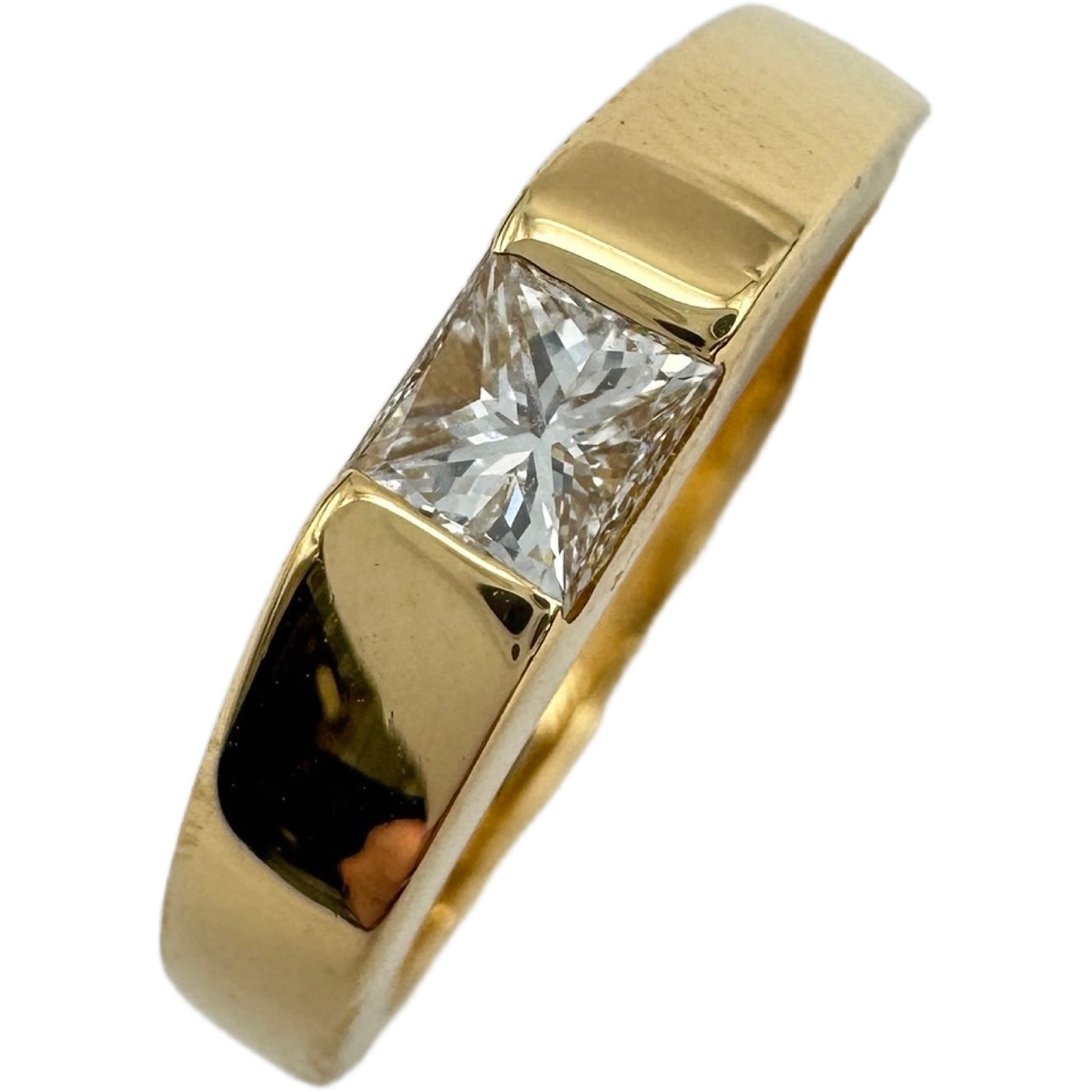 カルティエ Cartier タンクリング ゴールド 750 ダイヤモンド ジュエリー