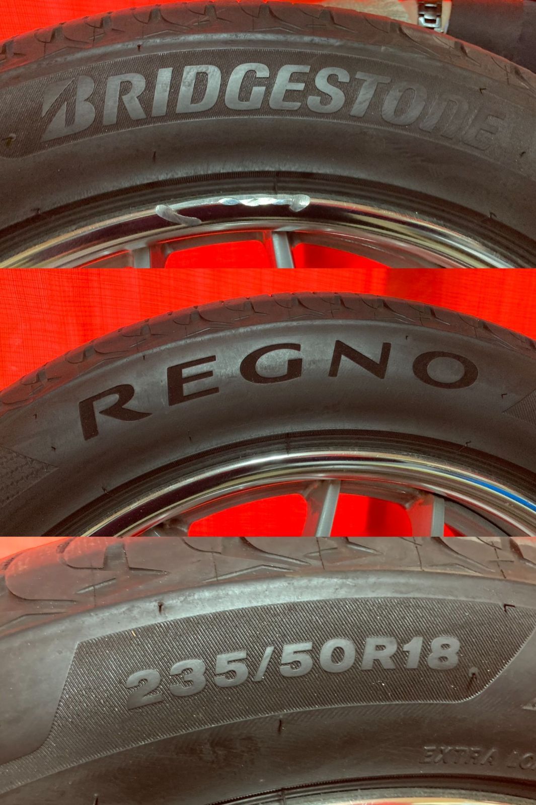 SSR 18インチ レグノ 235/50R18 2025年製 アルファード ヴェルファイア