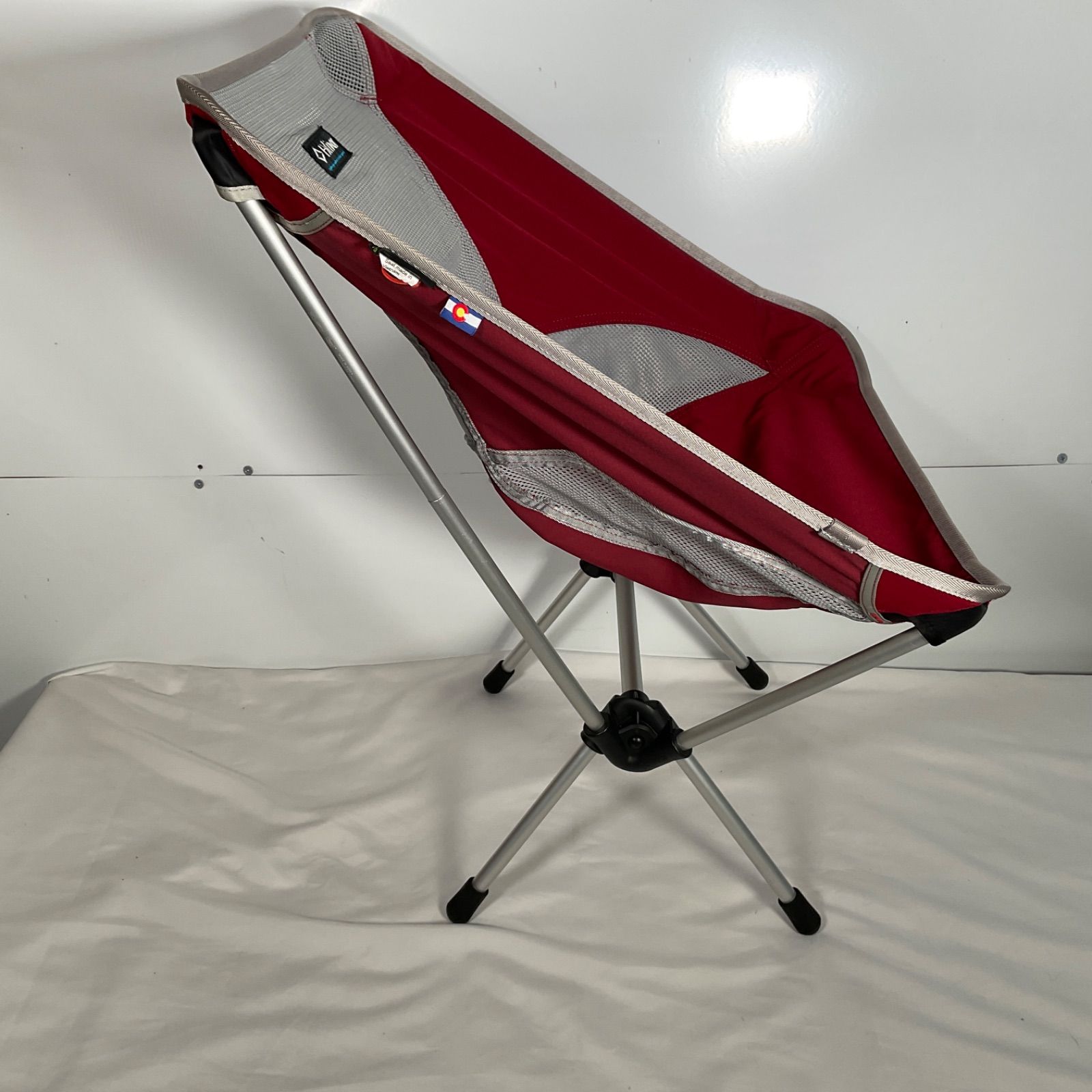Helinox チェアワン レッド×グレー Helinox チェアワン レッド×グレー Helinox チェアワン レッド×グレー