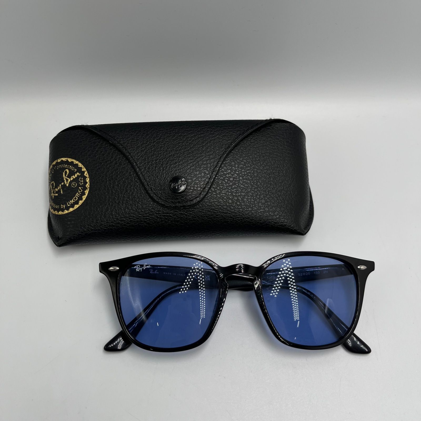 Ray-Ban(レイバン) サングラス - RB4258-F ブルー×黒 プラスチック Amazon | Ray-Ban レイバン れいばん サングラス RB4258F 601/80 52