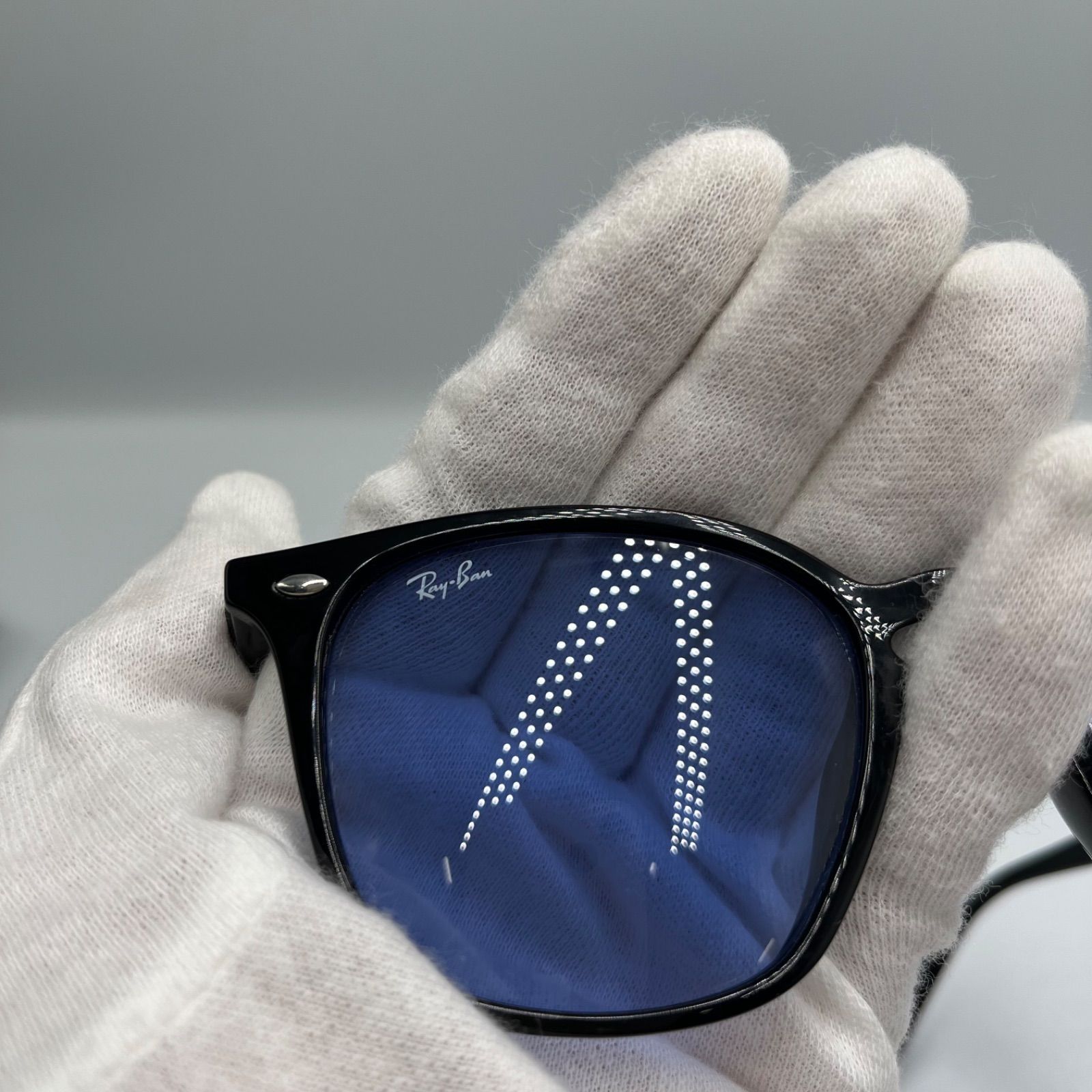 Ray-Ban レイバン サングラス ブルーレンズ ブラック RB4258-F - メルカリ