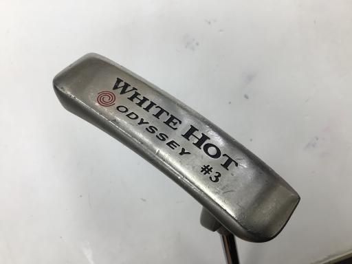 【中古】 オデッセイ WHITE HOT #3 34インチ パター PT スチール (フレックスその他) メンズ 男性用 右利き 右用 Cランク ゴルフクラブ