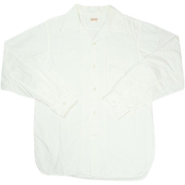 Size【15.5】 At Last ＆ Co アットラスト/BUTCHER PRODUCTS ブッチャープロダクツ BROAD SPORTS SHIRT L-S 長袖シャツ 白 【中古品-良い】 30007282