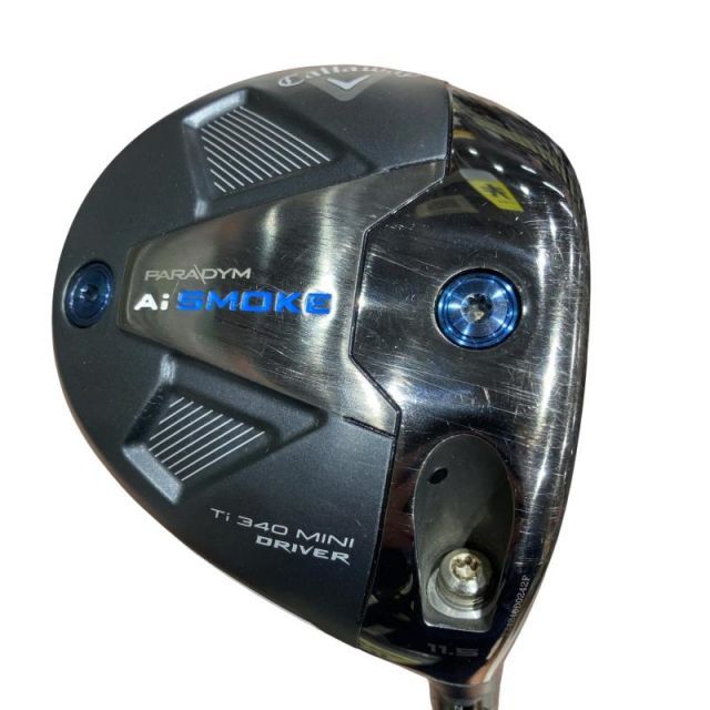 【中古】 キャロウェイ PARADYM Ai SMOKE Ti 340 MINI 11.5° ドライバー DR 純正特注シャフト (フレックスS) メンズ 男性用 右利き 右用 Cランク ゴルフクラブ
