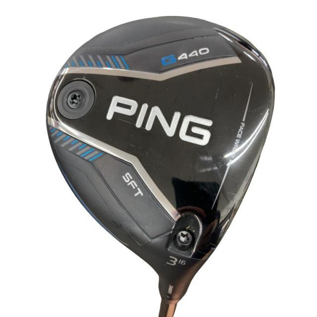 【中古】 ピン G440 SFT 3W フェアウェイウッド FW PING TOUR 2.0 CHROME 65(FW) (フレックスS) メンズ 男性用 右利き 右用 Cランク ゴルフクラブ