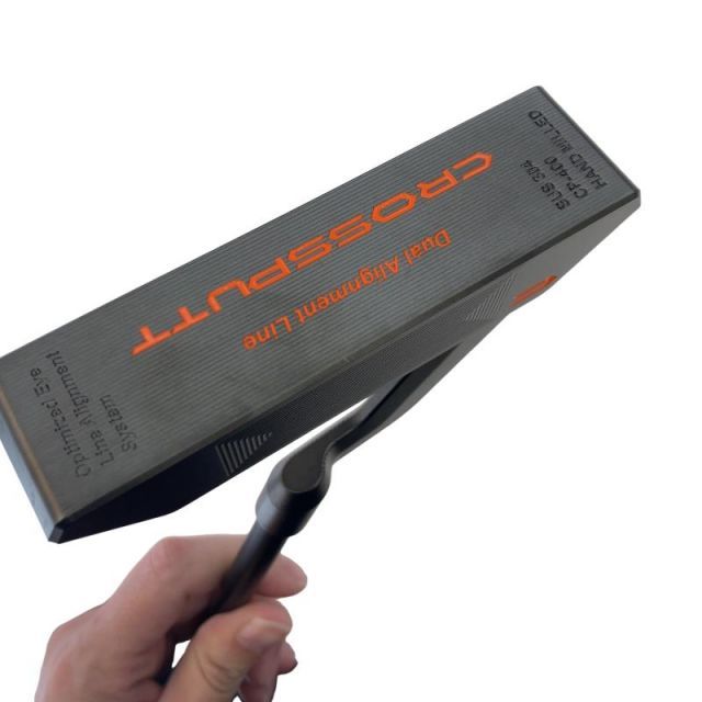 【中古】 CROSSPUTT CROSSPUTT CP-400 33インチ パター PT カーボン (フレックスその他) メンズ 男性用 右利き 右用 Aランク ゴルフクラブ