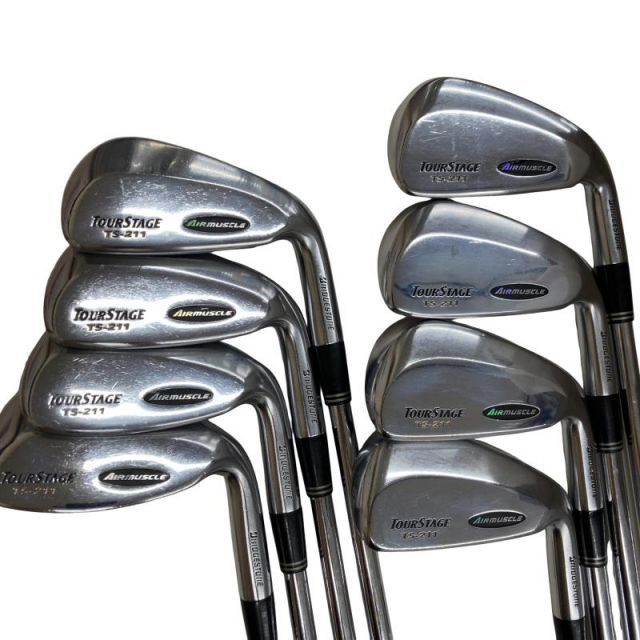 【中古】 ブリヂストン TOURSTAGE TS-211 8S アイアンセット IR NS PRO 950GH (フレックスS) メンズ 男性用 右利き 右用 Dランク ゴルフクラブ