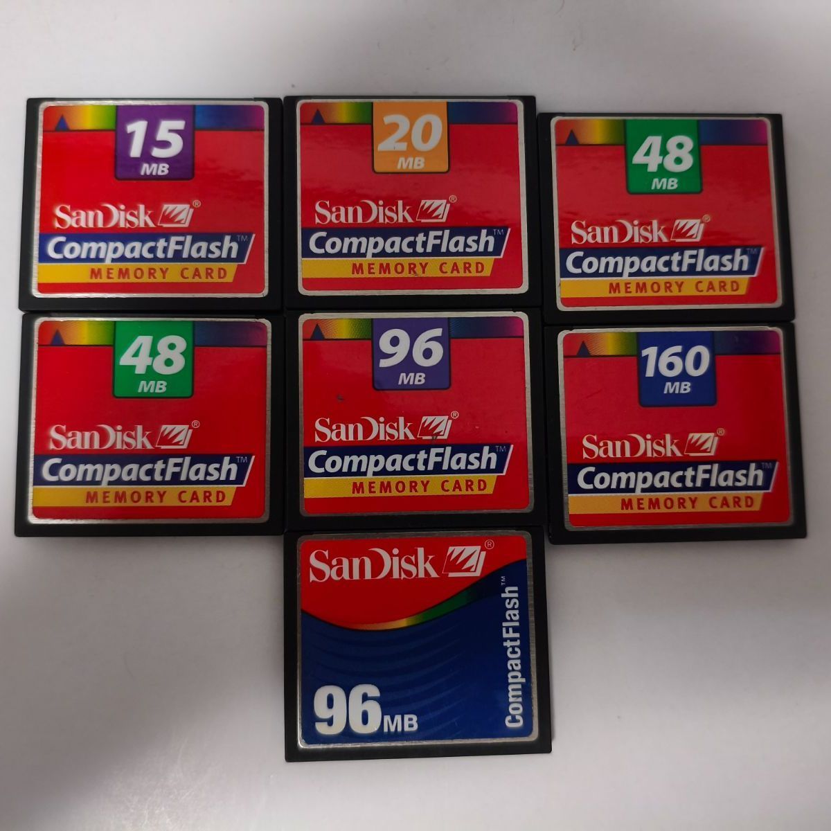 SanDisk コンパクトフラッシュ 7枚セット 中古 - メルカリ