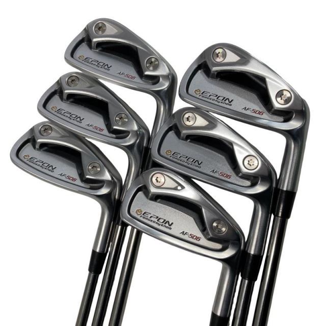 【中古】 エポンゴルフ株式会社 EPON AF-506 6S アイアンセット IR リシャフト (フレックスその他) メンズ 男性用 右利き 右用 Dランク ゴルフクラブ