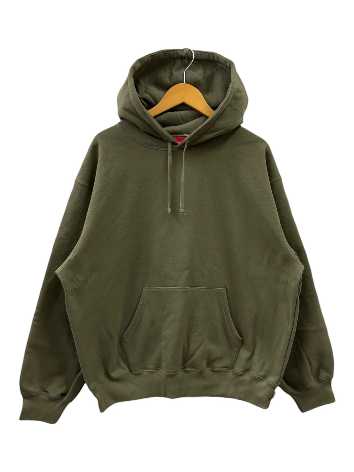 Supreme (シュプリーム) 23FW Satin Applique Hooded Sweatshirt スエット トレーナー M Light Olive カーキ メンズ/078
