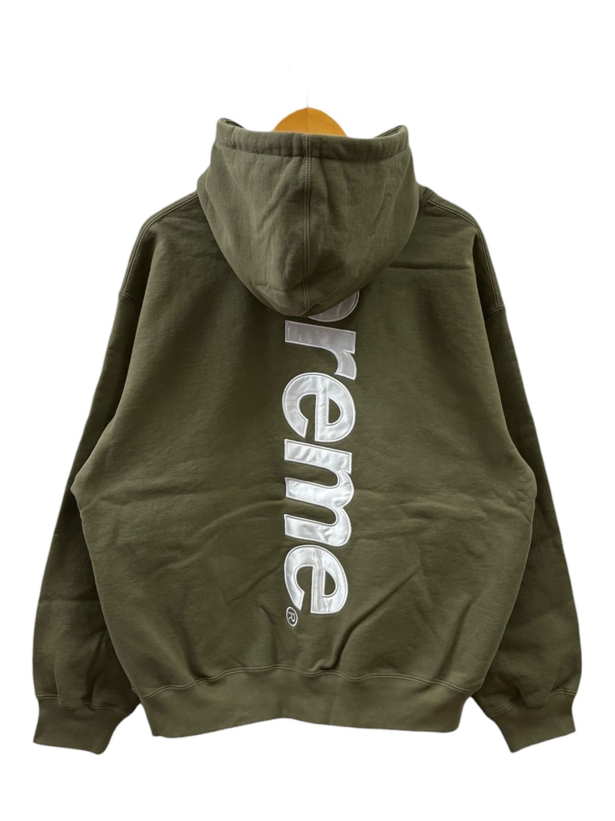 Supreme (シュプリーム) 23FW Satin Applique Hooded Sweatshirt 