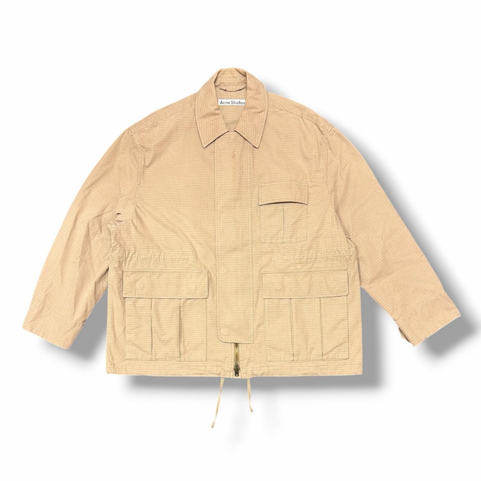 ACNE STUDIOS ミリタリージャケット アウター アクネストゥディオズ OUTW000982 ベージュ 48 （15111M）