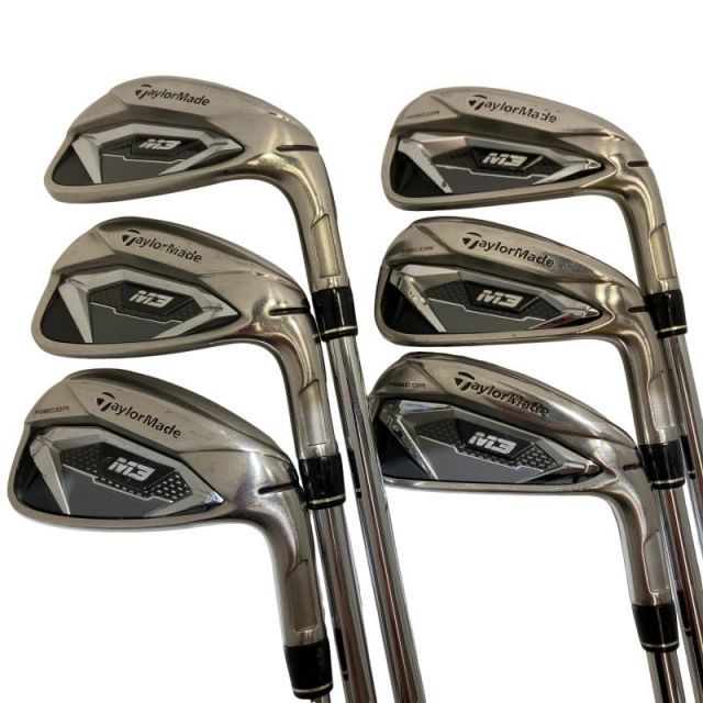 【中古】 テーラーメイド M3 6S アイアンセット IR Dynamic Gold (フレックスS) メンズ 男性用 右利き 右用 Cランク ゴルフクラブ