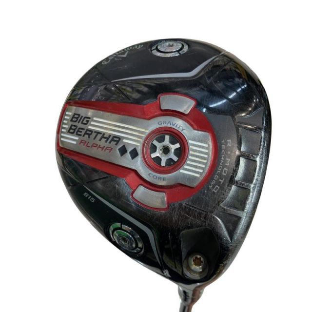 【中古】 キャロウェイ BIG BERTHA ALPHA 815◆◆ 9° ドライバー DR 純正特注シャフト (フレックスX) メンズ 男性用 右利き 右用 Cランク ゴルフクラブ