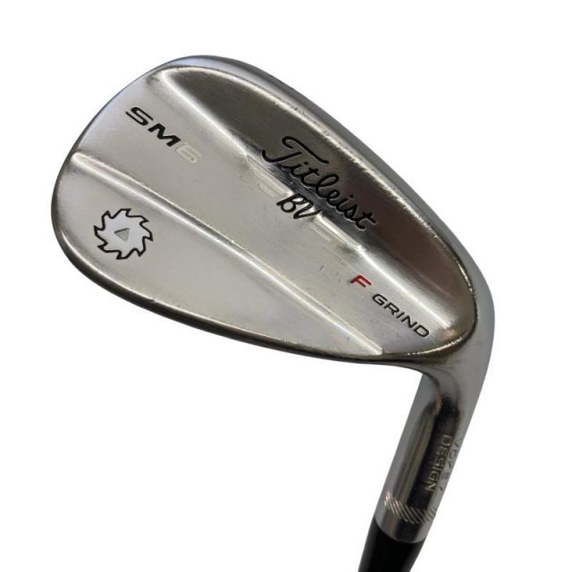 【中古】 タイトリスト VOKEY SPIN MILLED SM6 ツアークロム 52°/12°F ウェッジ WG 純正特注シャフト (フレックスX) メンズ 男性用 右利き 右用 Cランク ゴルフクラブ