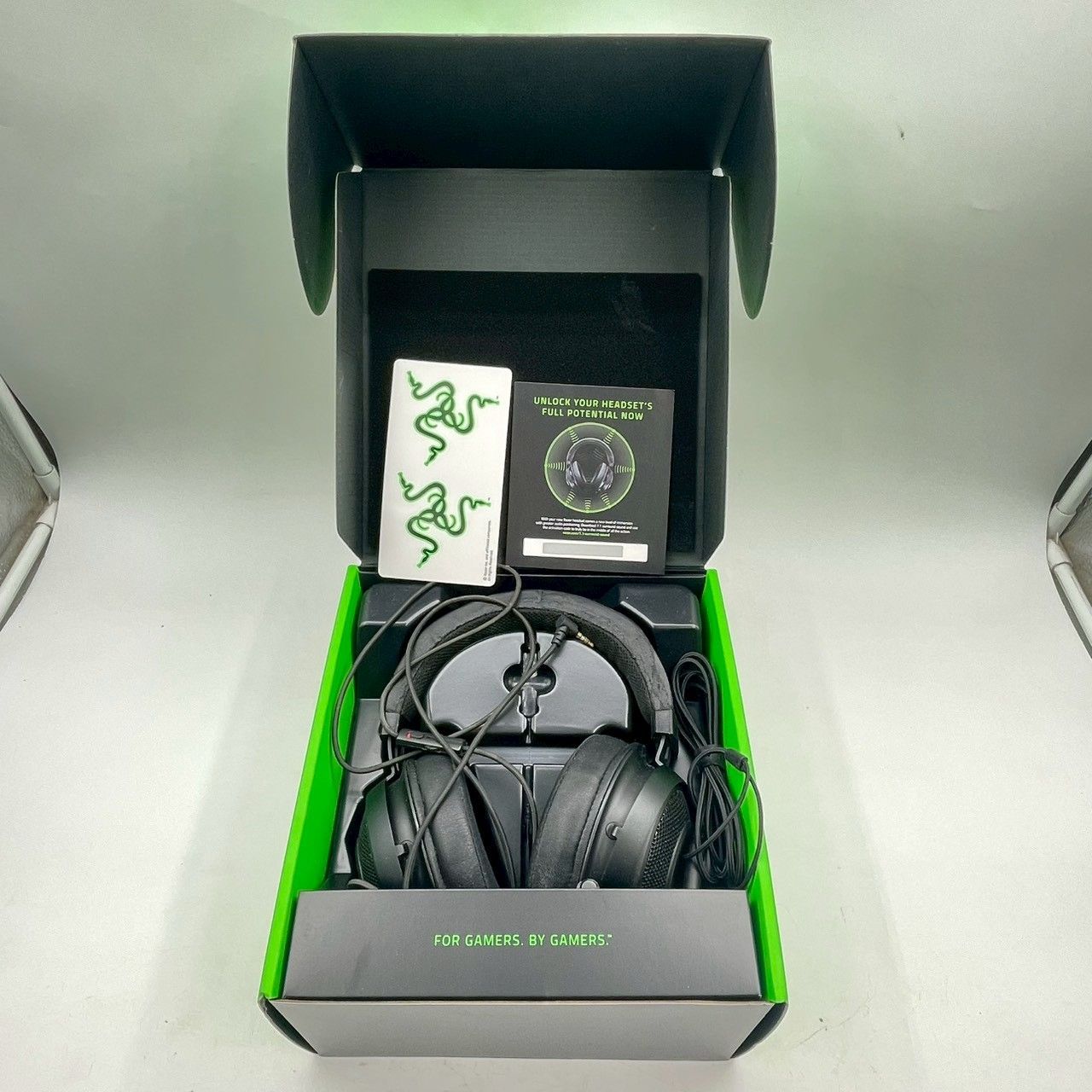 08 Razer レイザー ゲーミングヘッドセット Kraken 有線 ヘッドホン 