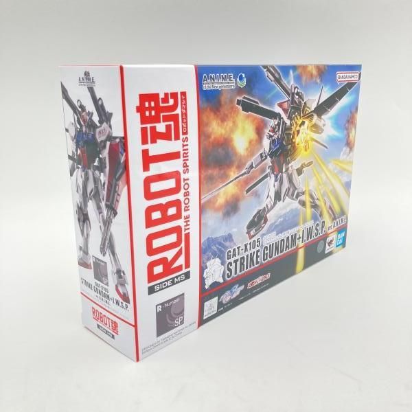 【中古】未開封)バンダイ ROBOT魂 ＜SIDE MS＞ GAT-X105 ストライクガンダム(再生機)+I.W.S.P. Ver.A.N.I.M.E.[6][240006573983] 中古】未開封)バンダイ ROBOT魂 ＜SIDE MS＞ GAT-X105 ストライク